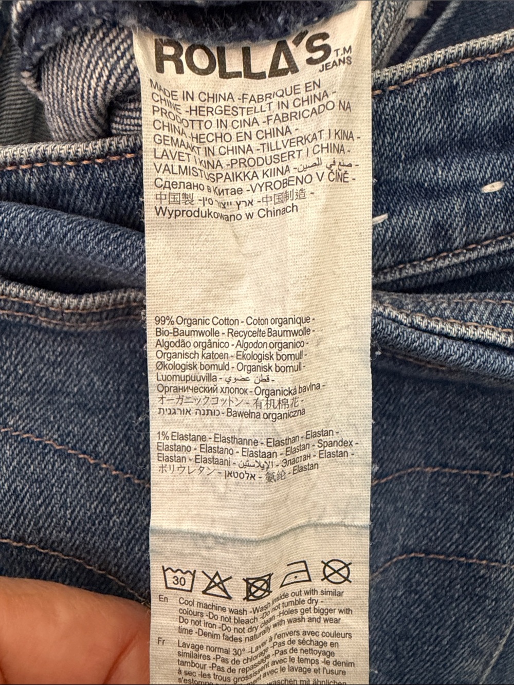 Rolla's Sailor High Rise Wide Leg Jeans Size 29 - Picture 15 of 15